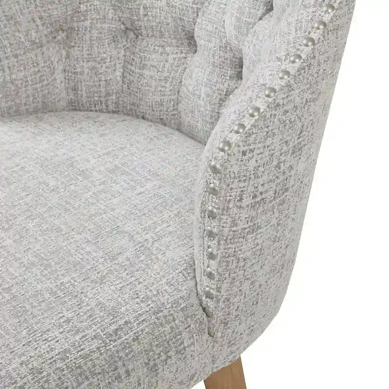 Madison Park Boyle Upholstered 360 Degree Swivel Counter Stool 26 H