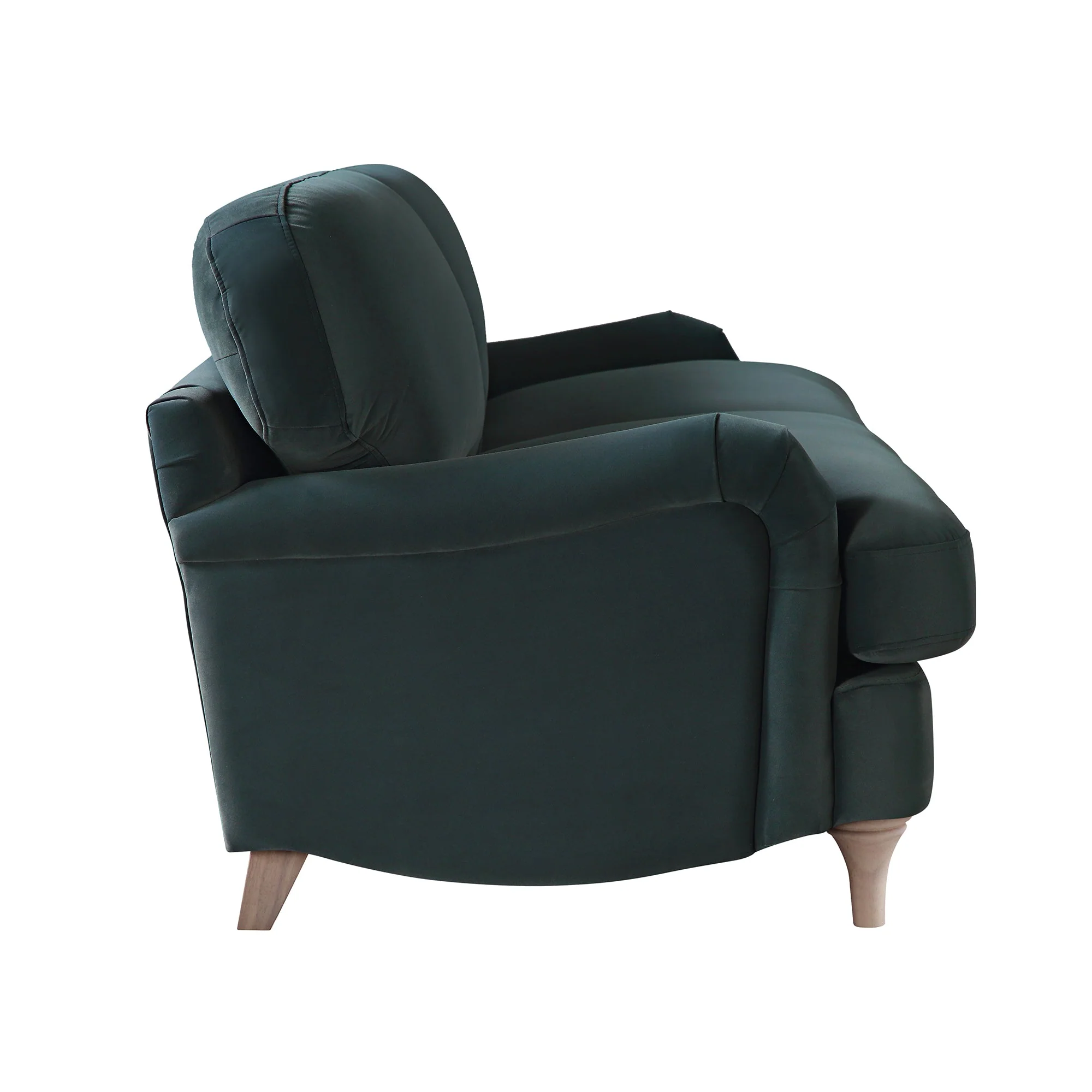 Aegean Blue Velvet Sofa, 3-Seater