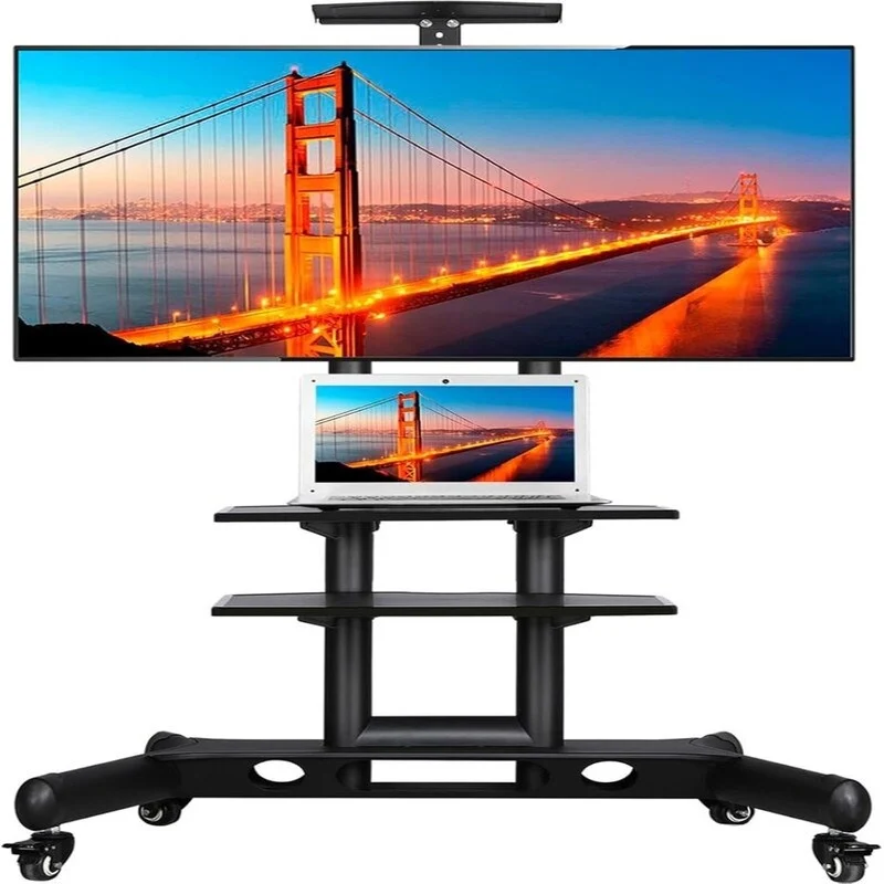Mobile TV Stand with Wheels