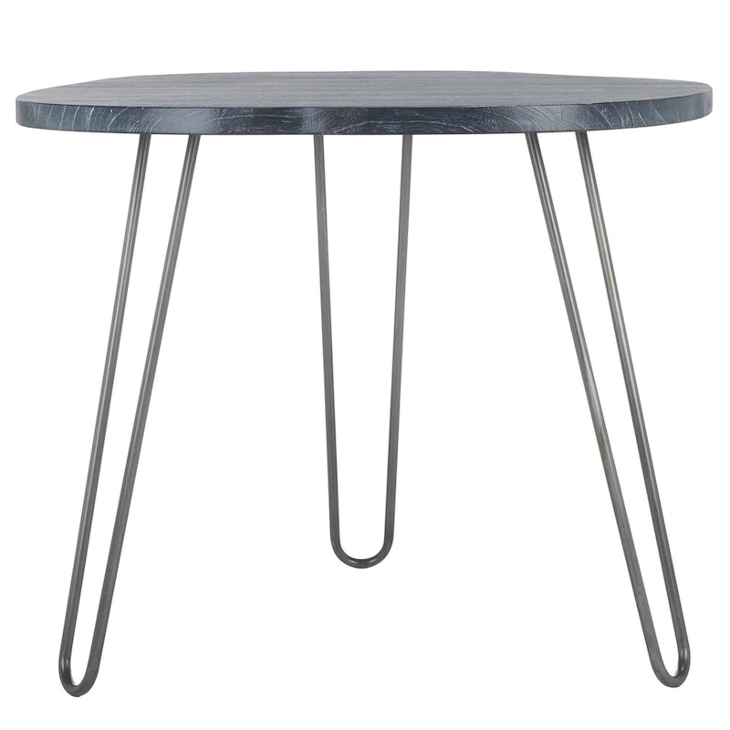 SAFAVIEH Lozka Wood Top Grey / White Wash Dining Table - 39.4 x 35.4 x 29.9 - 39Wx35Dx30H
