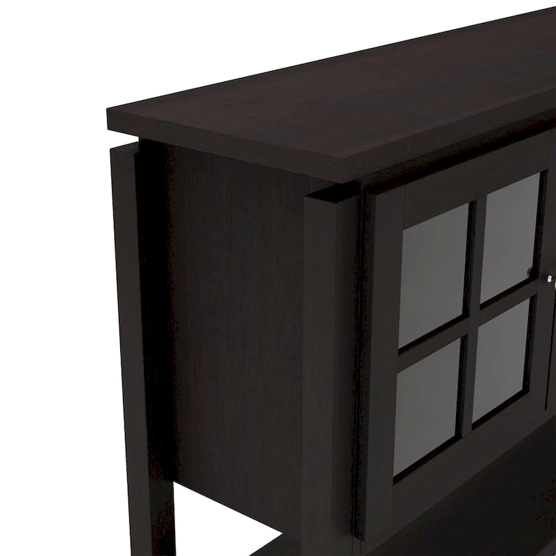 DH BASIC Modern Farmhouse 59 Windowpane Cabinet Buffet by Denhour