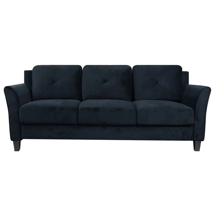Button Tufted Sofa Affordable Modern Sofa - Microfiber Couch for Small Spaces, Living Room, Bedroom