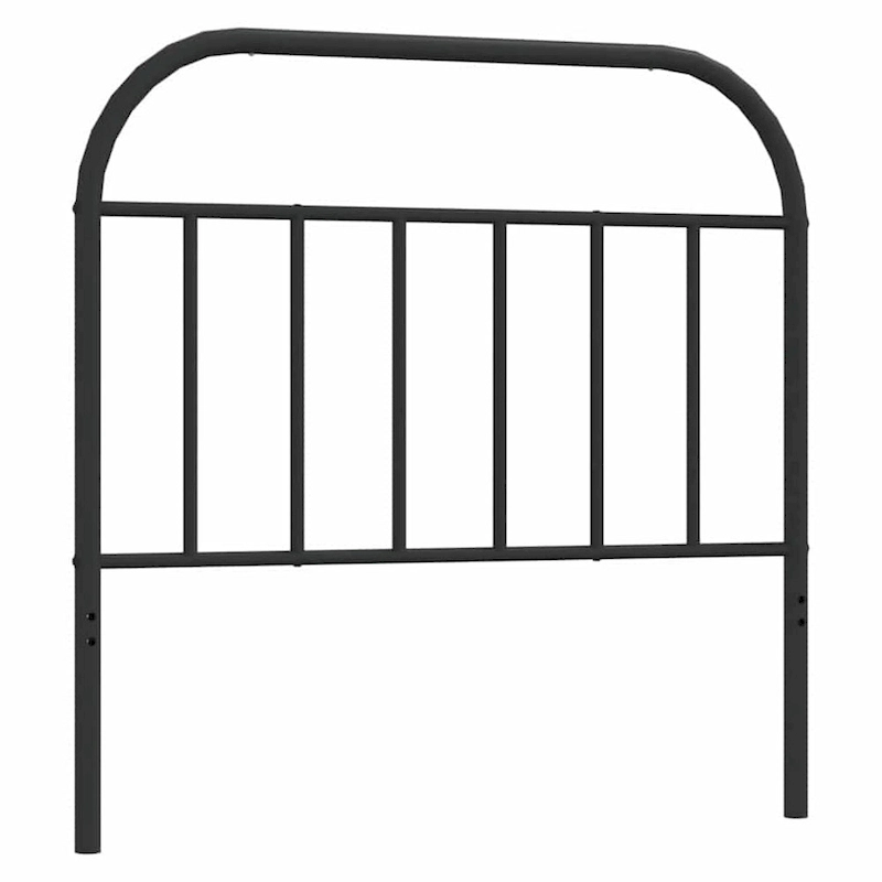 vidaXL 38.2 Inch Metal Headboard, Farmhouse Rustic Headboard Only