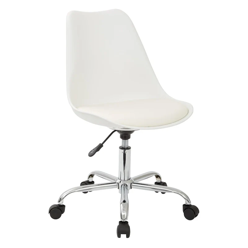 OSP Home Furnishings Emerson Pneumatic Chrome Base Office Chair
