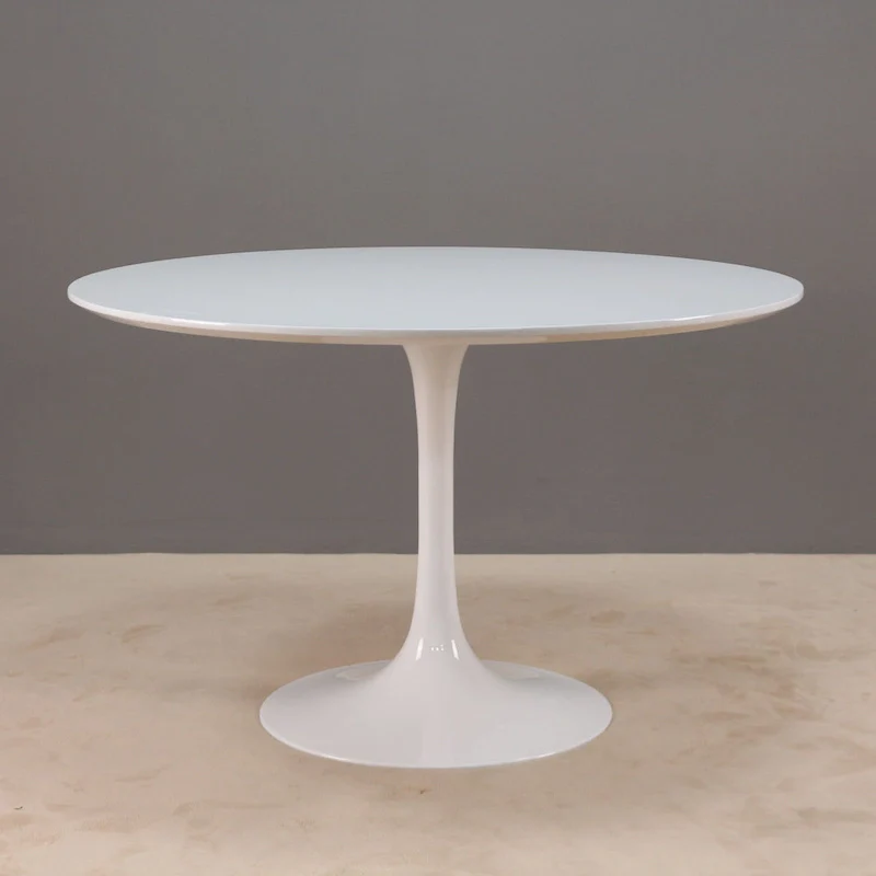 Kelty White Round Pedestal Dining Table