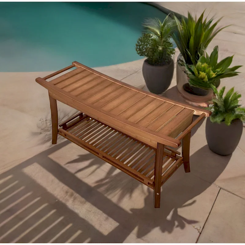 Solid Bamboo Premier 39 Spa Bench
