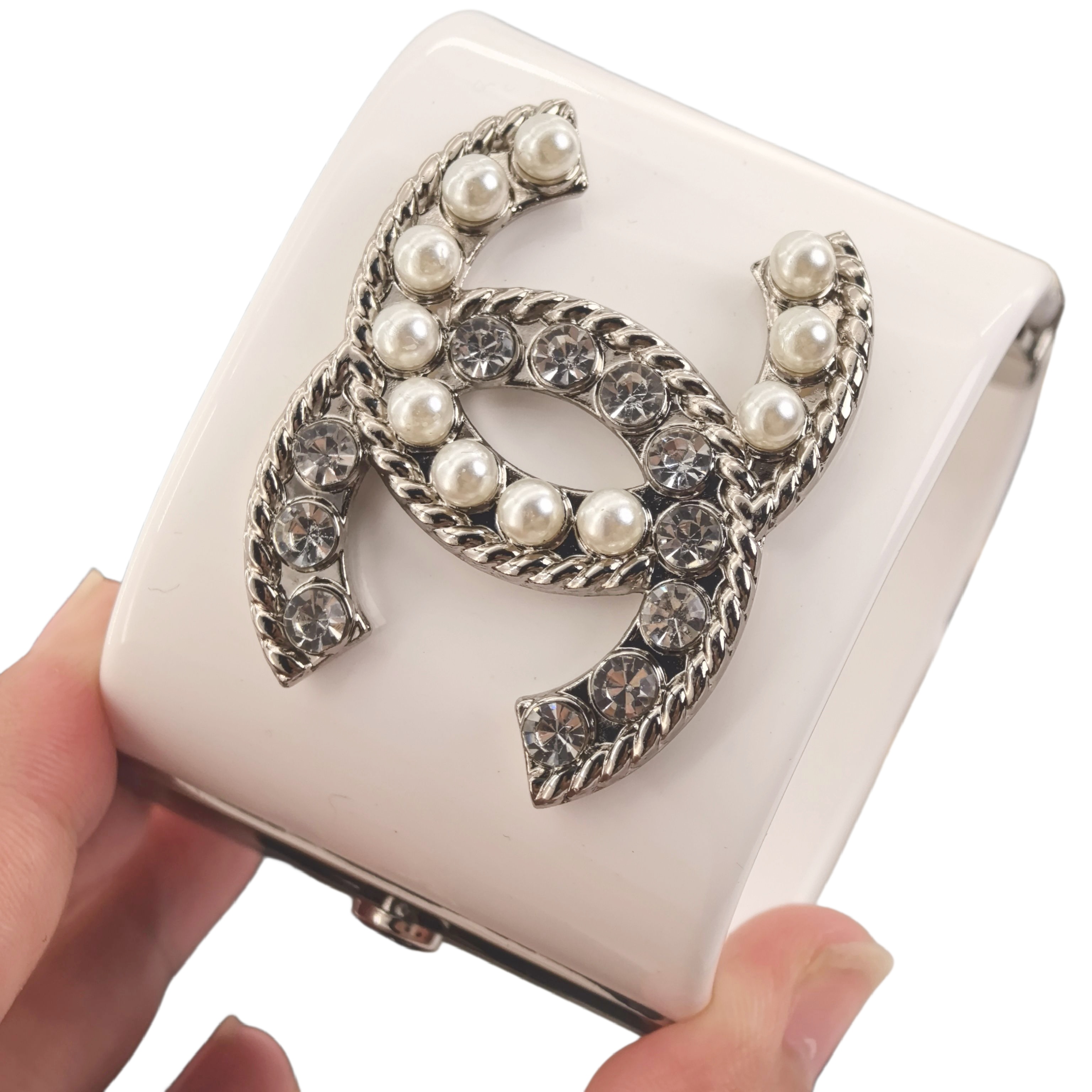 CCS010  Chanel acrylic cuff Bracelet - ccjewelryacc