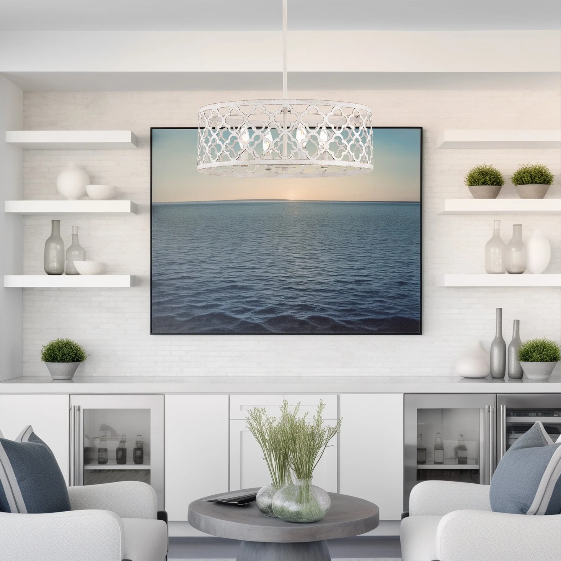 Sutton 20 4-Light Modern Chandelier