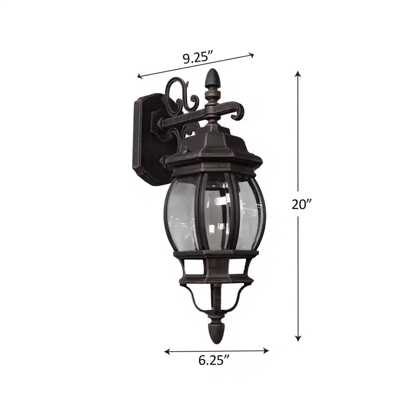 Artcraft Lighting Classico 1 - Light Wall Light in Rust