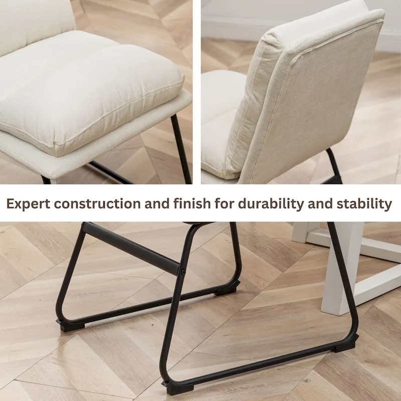 Milos Upholstered 26-inch Counter Height Stools, Set of 2