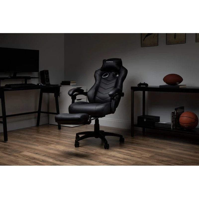 RESPAWN 110 Pro Gaming Chair - Gaming Chair with Footrest, Ergonomic Computer Desk Chair