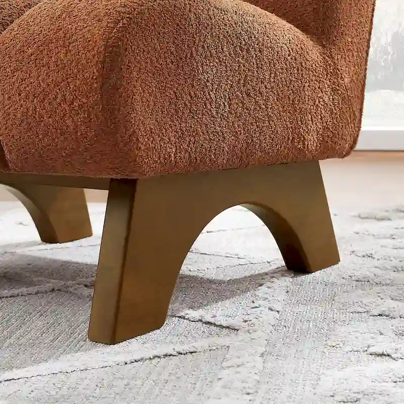 Art Leon Modern Armless Accent Chair Setional Loveseat Sofa