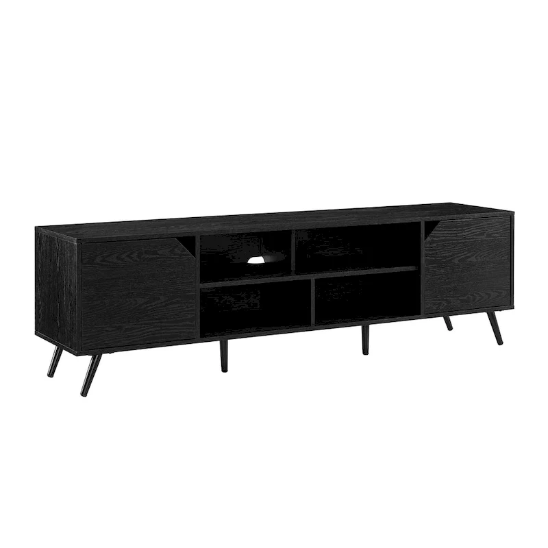 70-inch TV Stand with Storage Cabinets for Living Room
