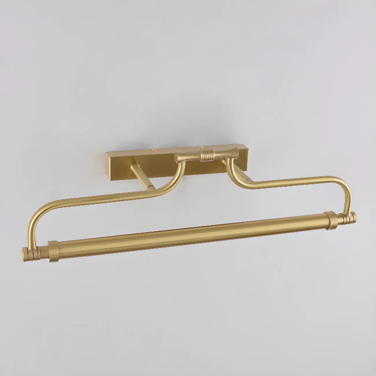 Geometric Gold Metal Vanity Light with LED