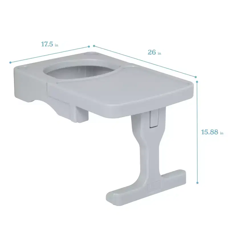 ECR4Kids Desk Attatchment for Tri-Me Cube Chair, Childrens Furniture, Light Grey