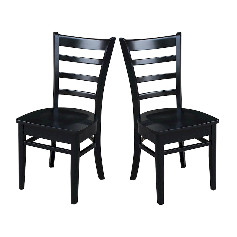 International Concepts Set of Two Emily Side Chairs