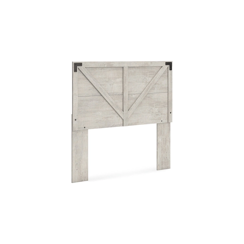 Signature Design by Ashley Shawburn Gray Crossbuck Panel Headboard