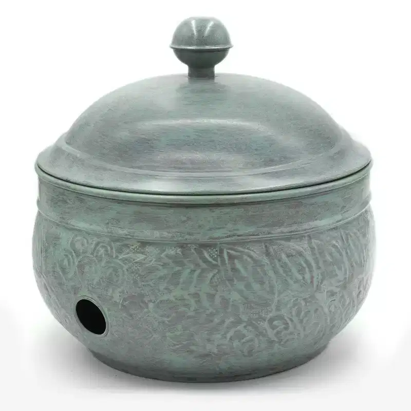 457 Steel Key West Pot - Blue - Good Directions: No Assembly, Drainage Holes, 100' Capacity