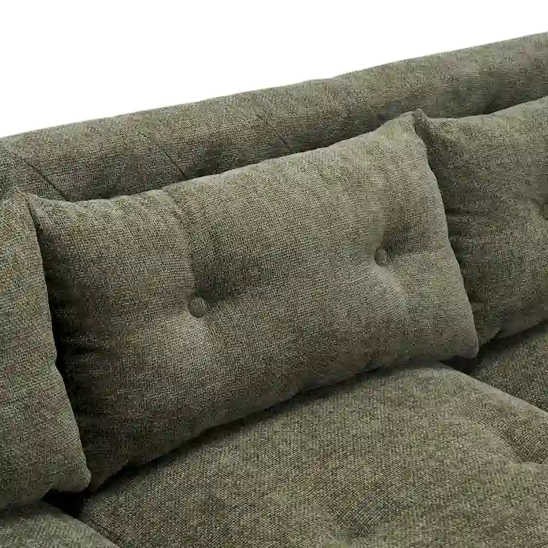 Modern Upholstered Tufted Sofa Couch