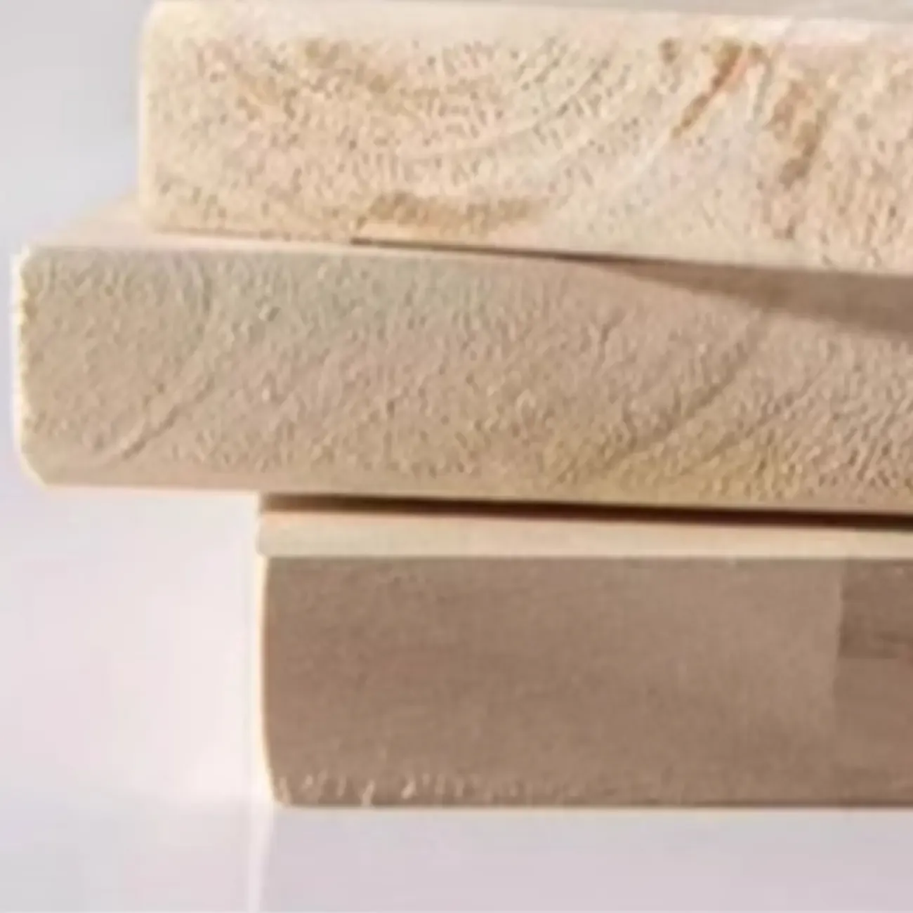 Classic Natural Finish Solid Wood 5-Shelf Display Bookcase