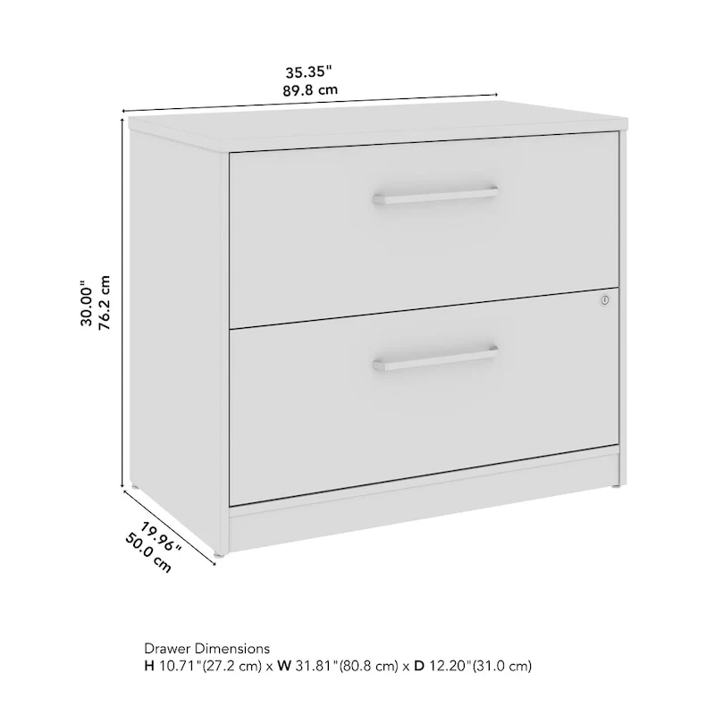 Bush Business Furniture Vista 2 Drawer Lateral File Cabinet