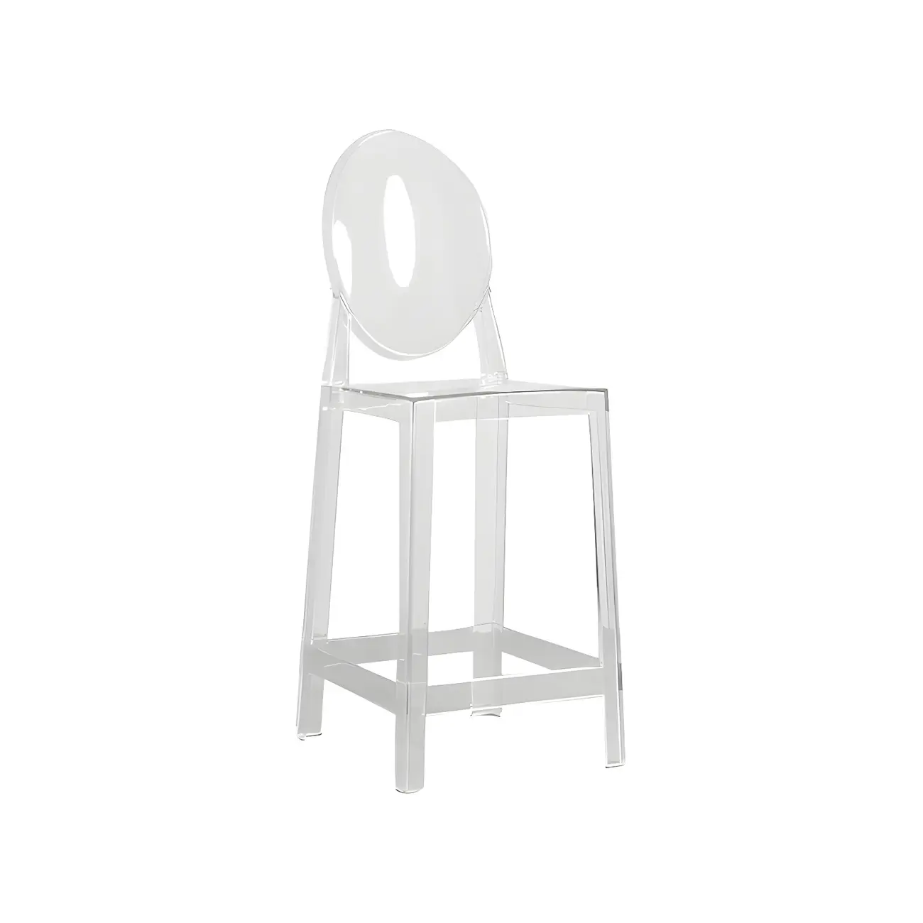 Modern Acrylic Vibrant Durable Colourful Sleek Bar Stool