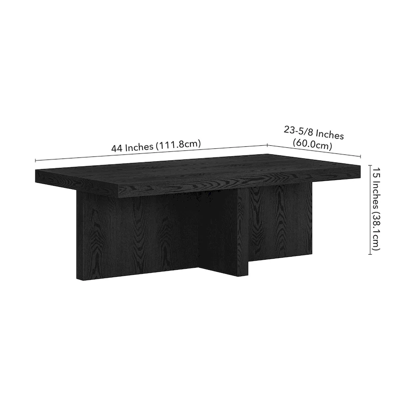 Elna 44 Wide Rectangular Coffee Table