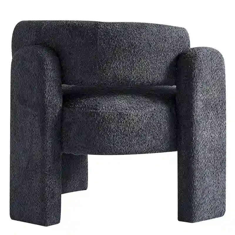Boucle Upholstery Accent Chair