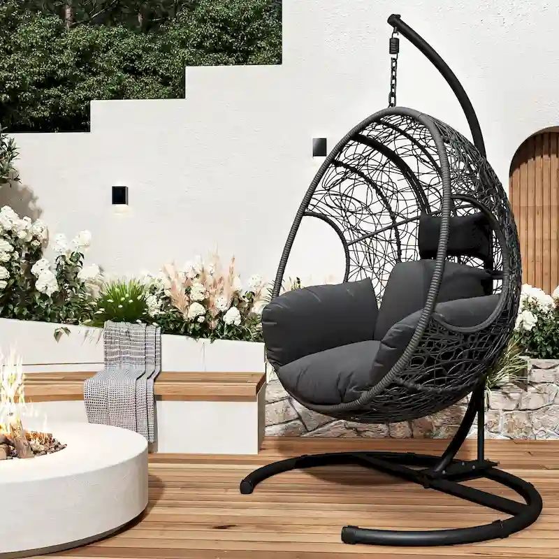wicker Swing Egg Chair