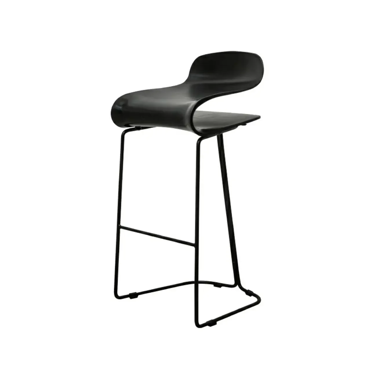 Acrylic Sleek Durable Backless Counter Height Bar Stool