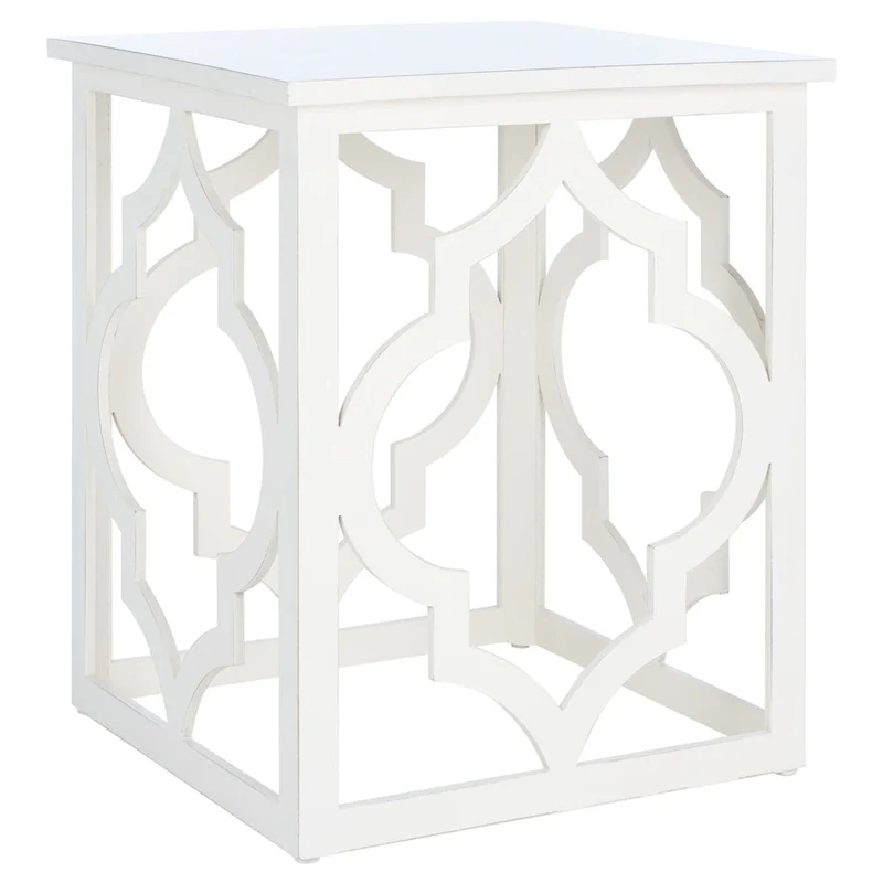 Silver Leaf End Table - 19 W x 19 D x 23 H