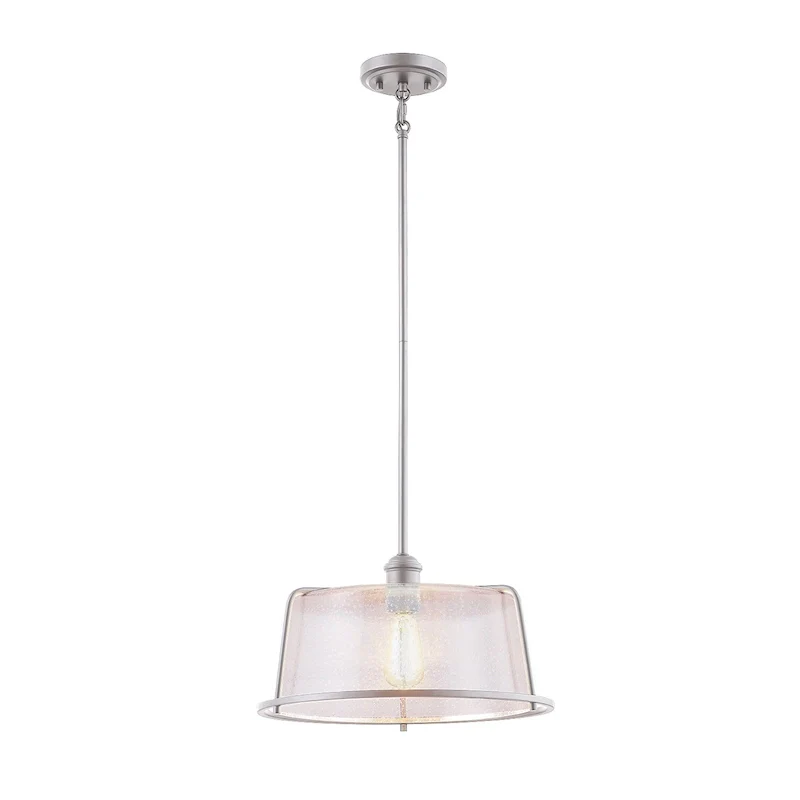 Pixie 6-Light Cube Pendant with Opal Glass Shade