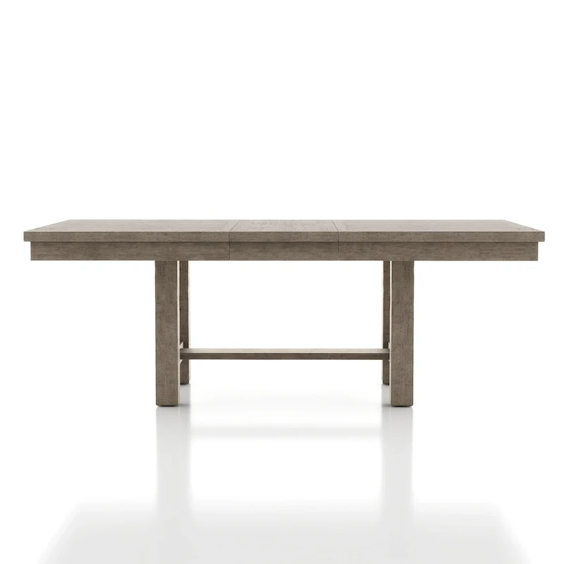Rustic Grey Wood 5-Piece Dining Table Set by