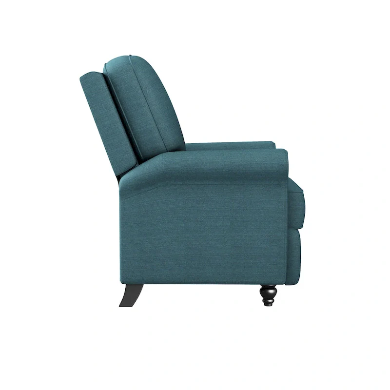 Caribbean Blue Push-back Recliner Chair