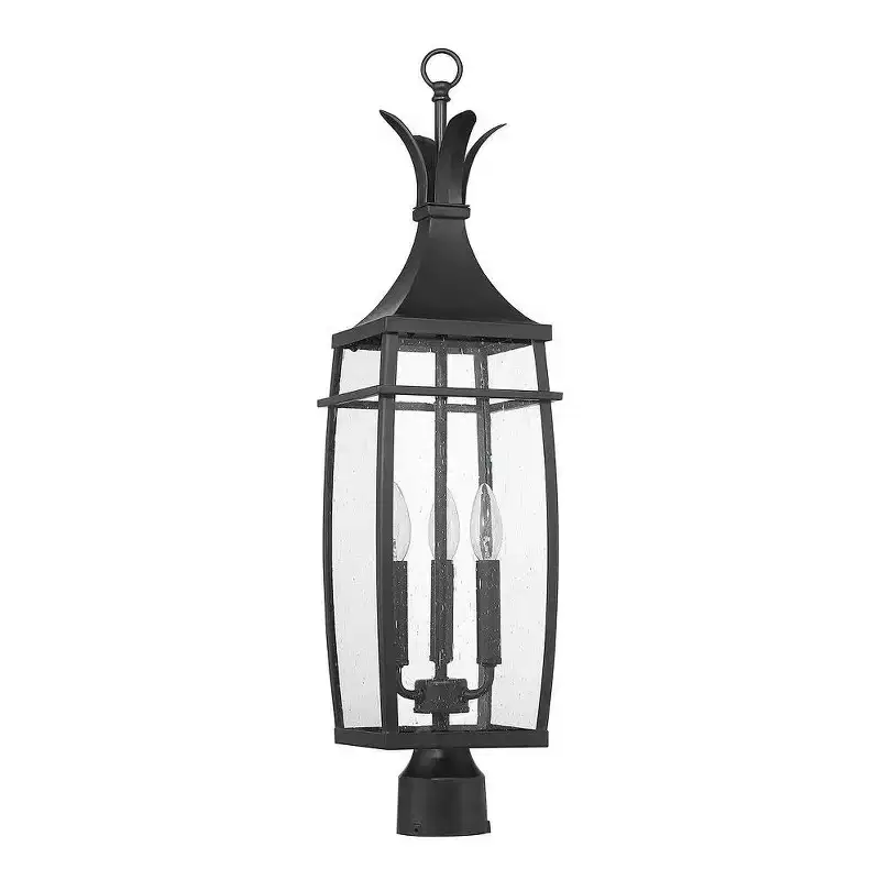 Savoy House Montpelier 3 - Light Post Light in Matte Black