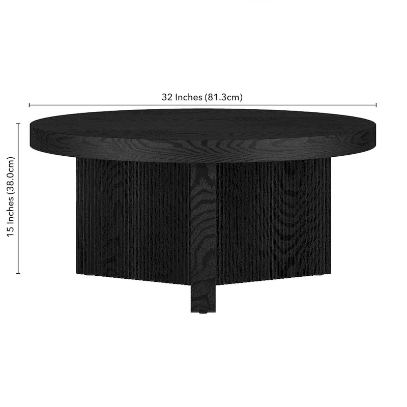 32 Wide Round Coffee Table