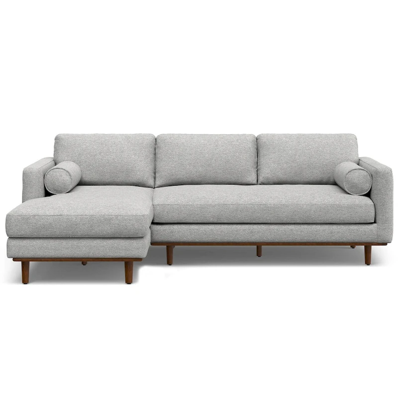 WYNDENHALL Brixley Mid Century 102 inch Wide Left Sofa Sectional
