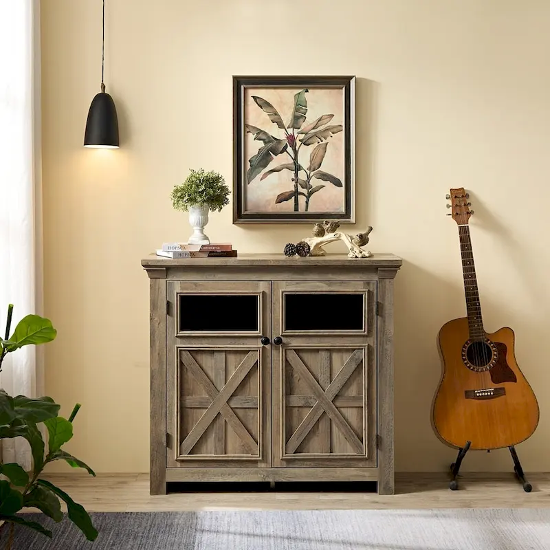 Large Buffet Sideboard Cabinet Bar Wine Cabinet