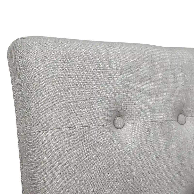 Tia Modern Tufted Grey Counter Chairs (Set of 2) by Furniture of America