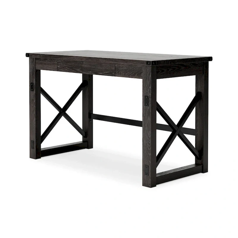 Freedan Grayish Brown Home Office Desk