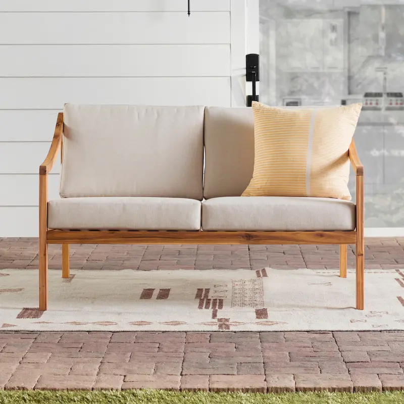 Middlebrook Designs Solid Wood Patio Love Seat
