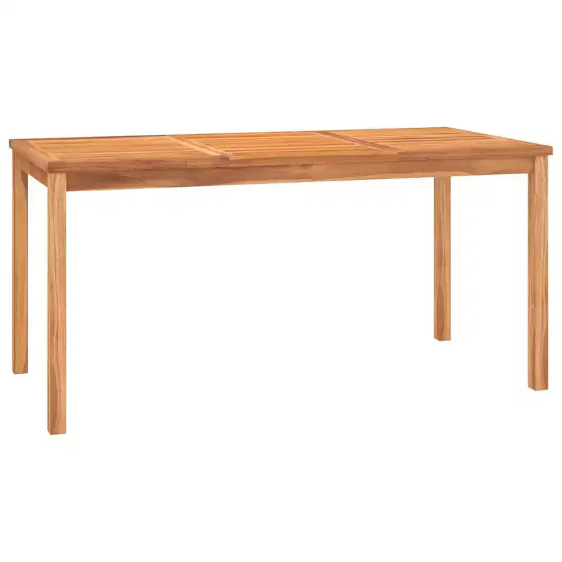vidaXL Patio Dining Set Solid Wood Teak