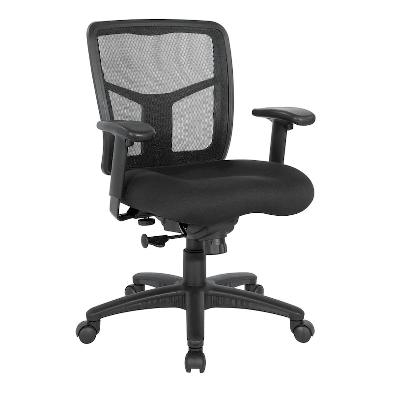 Mesh Back Office Chair with Height Adjustable Arms