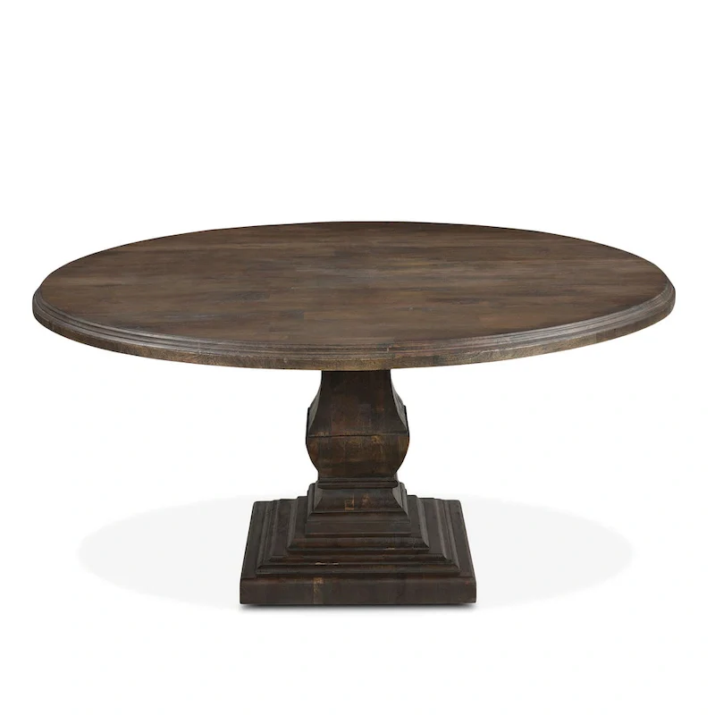 Toulon 60  Round Weathered Mango Dining Table