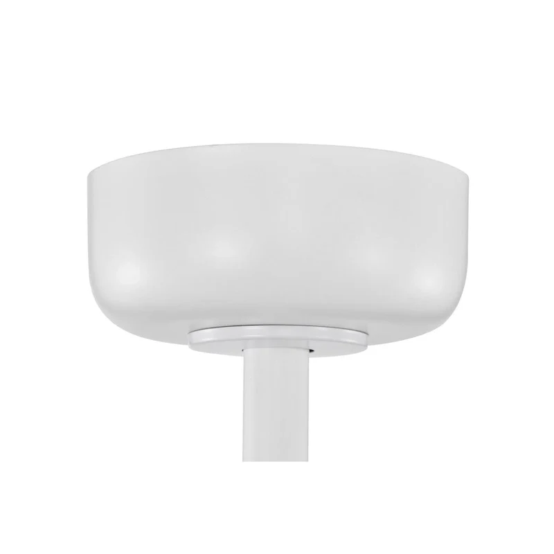 Maeve White Caged Lighted Ceiling Fan Fandelier 7-Blade Remote Control