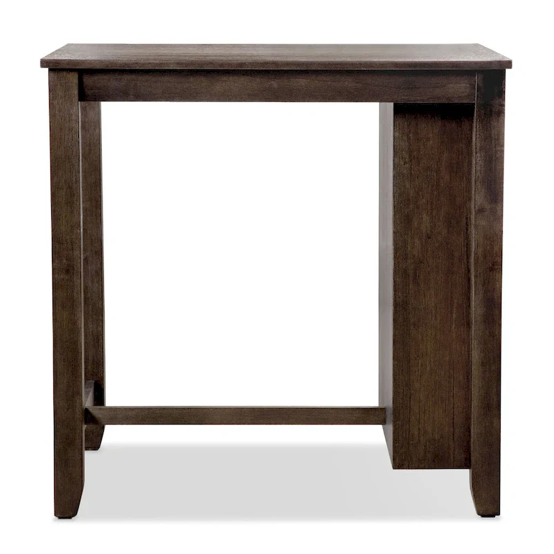 Furniture of America Vesper 3-Piece Counter Height Dining Set with Shelving