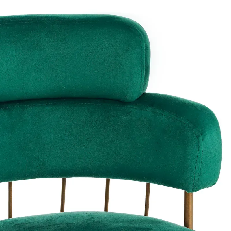 Christopher Knight Home Bremen 180Swivel 26 Velvet Counter Stools with Metal Legs (Set of 2)