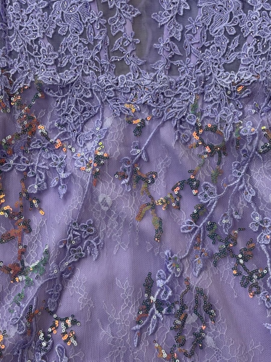 Lilac - Bodycon Sweetheart Lace Short Tight Homecoming Dresses with Appliques