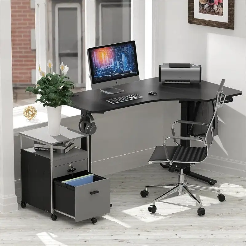 Rolling File Cabinet w/ 2 Drawers