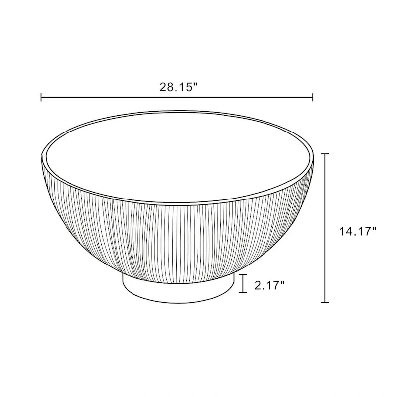 Modern Upholstered Coffee Table
